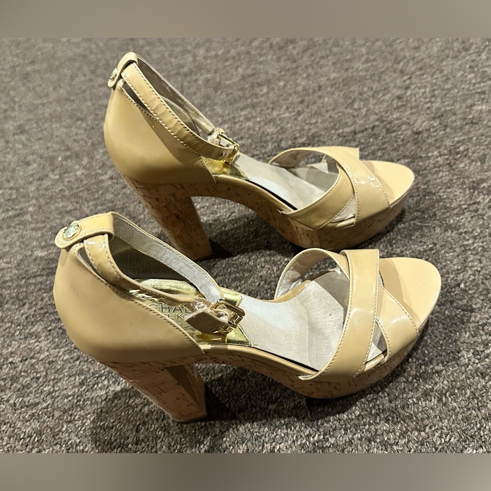 Michael Kors Open Toe Sandal Cross Open Toe Woode… - image 4